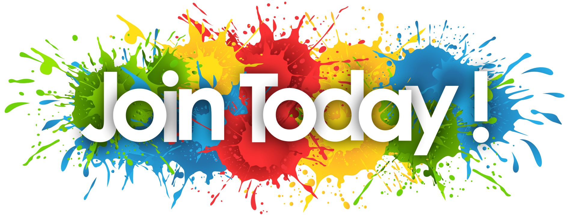 Join Today Colorful Splash